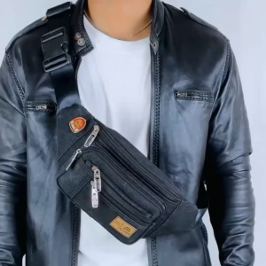 POLO AMSTAR - Tas Pinggang Tas Selempang Pria Kanvas Waist Bag