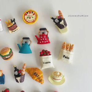 Miếng Dán Nam Châm Trang Trí Tủ Lạnh Hình Trái Cây Hoạt Hình 3d