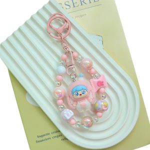 Cute kawaii elf bunny keychain phone chain pendant internet celebrity cute grain plush toy bag decoration