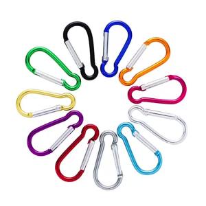 Carabiner for Keys Chain Mini Gourd-Shaped Aluminum Alloy Keychain Clip Hook Lock Travel Hiking Camping