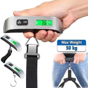 Portable Scale Digital LCD Display Electronic Scale 110lb/50kg Weight Suitcase Travel Weighs Baggage Bag Weight Balance Tool