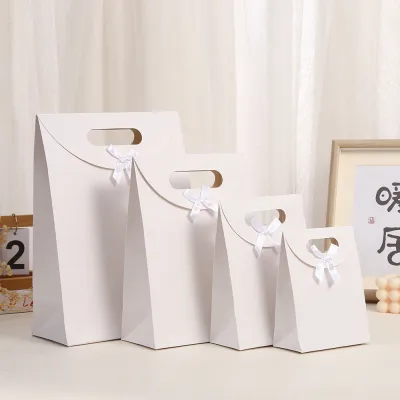 Simple Brown Paper Gift Tote Bags