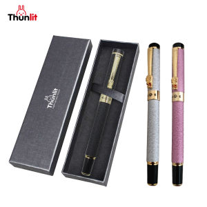 Thunlit Matte Fountain Pen 0.5mm Exquisite Signature Pens 3 Colors Optional Top Gift for Children and Students Office School Supplies Wholesale