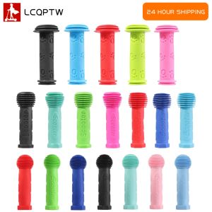 Non Slip Soft Rubber Handlebar Grips Replacement for Kids Kickscooter Children Bicycle Rocking Car Drift Swing Scooter Push Cart