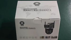 South Ocean 8MP CCTV 10x Zoom IP66 Waterproof Wireless Outdoor Three Screen 4G SIM Card Wifi CCTV Camera