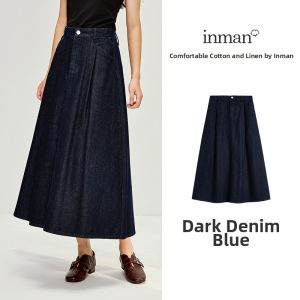 INMAN | Slimming A-Line Midi Skirt