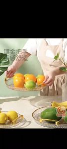 nampan crystal cantik mewah 1 pcs