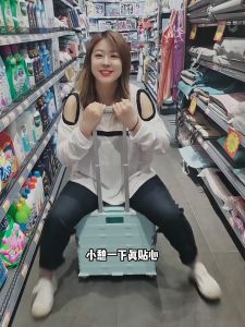 HEXA NEXUS Extra Large 75L Shopping Cart Trolley Climber Foldable Trolley Storage Market Trolley + Cover Troli Pasar 折叠购物