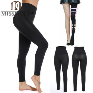 MISSMOLY Nữ Cao Cấp Nén Quần Legging Chân Định Bụng Điều Khiển Đùi Thon Gọn Hơn Tập Toàn Thân Quần Giảm Béo