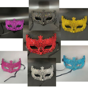 Ultimate Guide to SOURCE Factory Mask Carnival Christmas Ball Carnival Gold Powder Cut Out Plastic Makeup Mask