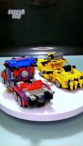 หุ่นยนต์ ตัวต่อ ของเล่นเด็กชาย ของเล่นแปลงร่างคลาส ของขวัญแปลงร่างของเล่น ของขวัญวันเกิดเด็ก