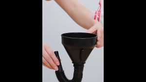Nozzle Corong Minyak Bensin Wide Funnel 13.5cm dengan Selang
