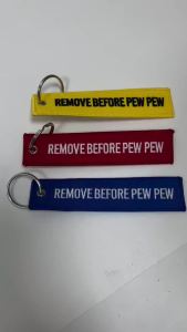 5PCS I Love Flying Both Sides Embroidery Key Chain Car Backpack Keychain Motorcycle Key Pendant Gifts Wholesale