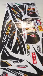 Striping MIO SOUL KARBU - Sticker Striping Variasi List YAMAHA MIO SOUL KARBU IP.F-01 Design IP Striping