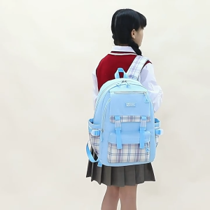 Tas Ransel Remaja – Model Korea Stylish Kapasitas Besar Banyak Kantong