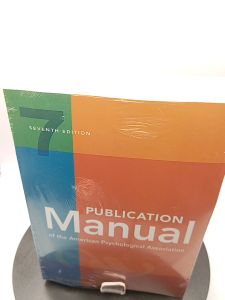 Publication Manual of the American Psychological Association [Reprint]