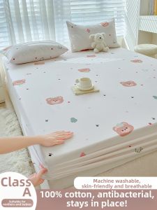 MENGWEIJUE | 100% Cotton A-Class Baby Safety Bed Sheet Protector