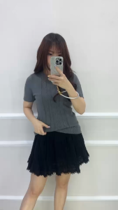 SV 6741 - Emmy Knit Top | Silvervogue | Atasan Rajut Kasual Pakaian Wanita