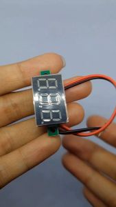 Voltmeter DC 45V - 30V 036 inch(2 Kabel) Tanpa Frame