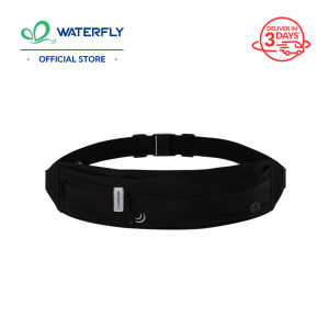 WATERFLY Running Belt bag Waist Bag Fanny pack Phone Holder Earphone Hole Jogging Sports Fitness