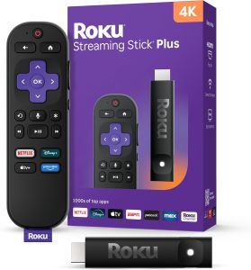 อุปกรณ์สตรีม Roku สำหรับทีวี รองรับ 4K และ HDR พร้อมรีโมทควบคุมด้วยเสียง