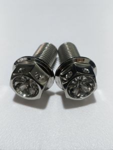 Heng Front Caliper 2pc per set for Yamaha Mio Mio i125 NMAX AEROX Soulty - Silver Blue Gold Silver - Motorcycle bolt set.