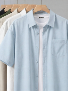 Jeanswest | Áo Sơ Mi Cổ Rộng Tay Ngắn Chất Liệu Lụa Mát