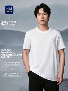 HLA | Cool Feeling Short Sleeve T-Shirt for Middle-aged Dads