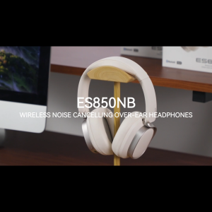 EDIFIER ES850NB Wireless Over Ear Headphones with -45dB ANC 92 Hours Playtime Hi-Res Sound AI Clear Calls Foldable Desgin Bluetooth 5.4 Fast Charging Dual-device Connection