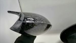 Rearview Mirror Covers for Bmw 1 3 Series E90 E91 E92 E93 E80 E81 E87 E88 Rear-View Carbon Fiber Gloss Black