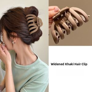 Large Size Octopus Hair Claw Pumpkin Shaped Anti-Sagging Wide Shark Clamp Vintage Style Hair Accessories for Medium Long Hair