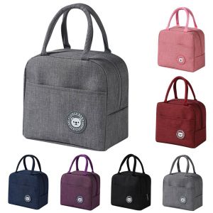 Abby & Co Insulated Lunch Bag Thermal Cooler Picnic  Container Box Lunch Food Bags 保温袋