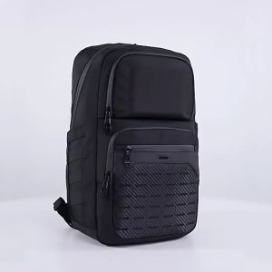 OZUKO Backpack #9687 - Black Camo Blue Grey