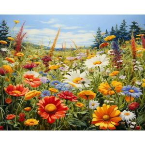Acrylic Paint By Numbers Classic Flower Vase By Numbers on Canvas Coloring By Number for Adults Paint Digital Art