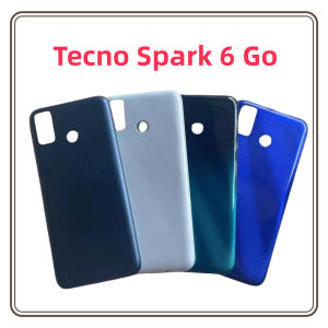 Tecno Spark 6 Go Back Battery Cover KE5j KE5k KE5 Rear Door Case Panel Back Housing With Side Bottom