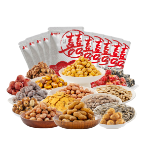 HuanXiHuaSheng | Mixed Snacks Including Peanuts Sunflower Seeds And Fruit Preserves