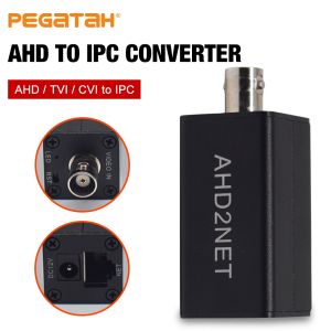 PEGATAH AHD/TVI/CVI Signal Source Analog to IP Camera Converter 2MP 1080P Full HD ONVIF Protocol RJ45 Output For NVR Systems