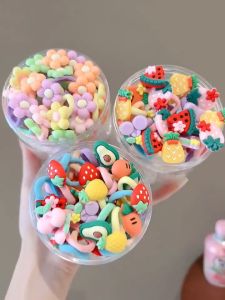 17 MILE 20Pcs/Set Korean Style Baby Girls Elastic Seamless Rubber Hair Band Baby Ponytail Set Hair Ties