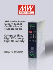 Mean Well | Slim Din Rail Switching Power Supply 120W