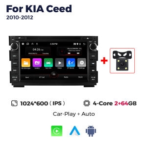 7Inch Car Audio Radio For KIA CEED 2007 2008 2009 Autoradio Android Auto Stereo GPS WIFI BT CarPlay 2 Din Multimídia Automotivo