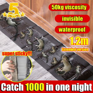 Japan Mouse cant escape Mouse Trap Sticky Board Sticky Mice Glue Trap Super Sticky Mouse Trap Catcher Rodent Killer 1.2M Strong Stickiness Waterproof and Moisture-proof Sticky Lasting Can Be Bent and Cut Arbitrarily Rat Trap for Big Rat Killer for Home