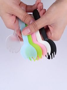 ช้อนพลาสติกใช้แล้วทิ้ง ช้อนไอติม 100 ชิ้น สำหรับช้อนพลาสติก ส้อมพลาสติก ช้อนส้อมพลาสติก ช้อนปลายส้อม ราคาถูกต้อง