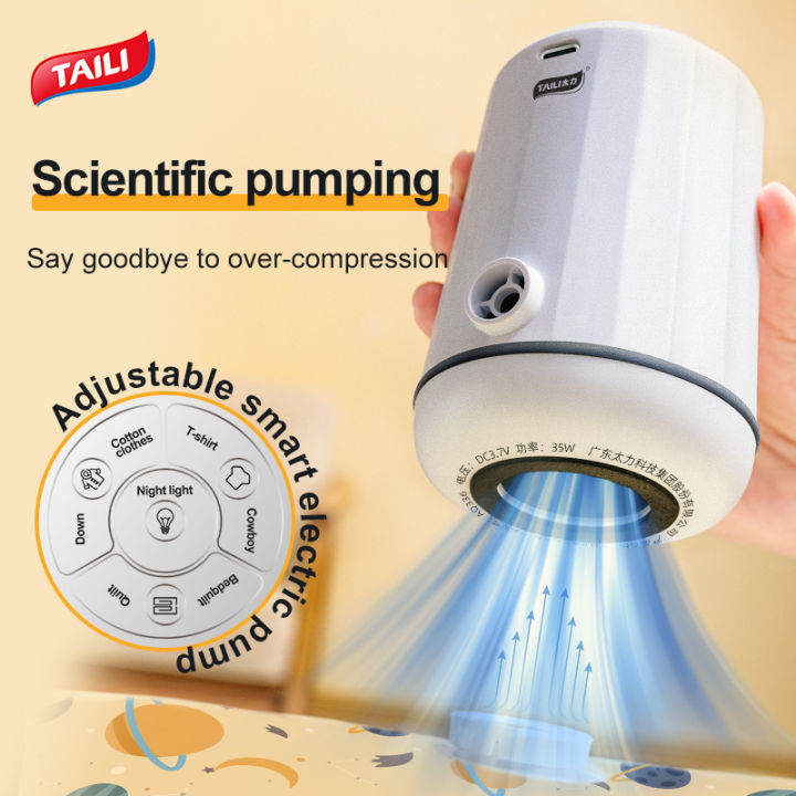 TAILI Electric pump for vacuum storage bag for clothes electric
