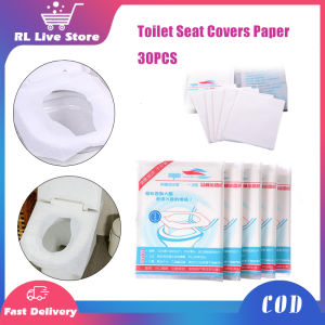 Disposable Toilet Seat Covers Portable Flushable Toilet Seat Papers Native Wood Pulp For Hotel Hygienic Protection