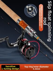 YouDiaoBaiChuan | Long-casting Big Eyelets Sliding Float Lure Fishing Rod LR