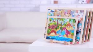 Tranh Ghép Hình Cho Bé Đồ Chơi Xếp Hình Bằng Gỗ 2D 24 30 Mảnh 15 x 215 cm Nhiều Mẫu Mới Phát Triển Tư Duy Cho Trẻ Em