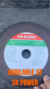 HIKOKI Original Japan Cut Off Wheel Size 7" Cutting Disc