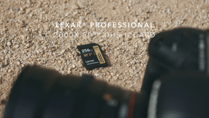 Lexar Professional SDXC 2000x UHS-II V90 ความจุ 64GB  128GB 256GB (Read 300MB/s  Write 260MB/s)