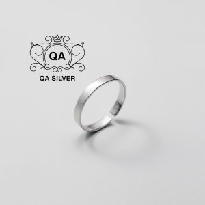 Nhẫn bạc 925 bản trơn 1.5mm nam nữ tối giản S925 MINIMAL QA SILVER Ring RI250602