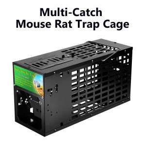High Quality Black Continuous Mouse Trap Rat Trap Cage Sturdy and Durable Pest Control